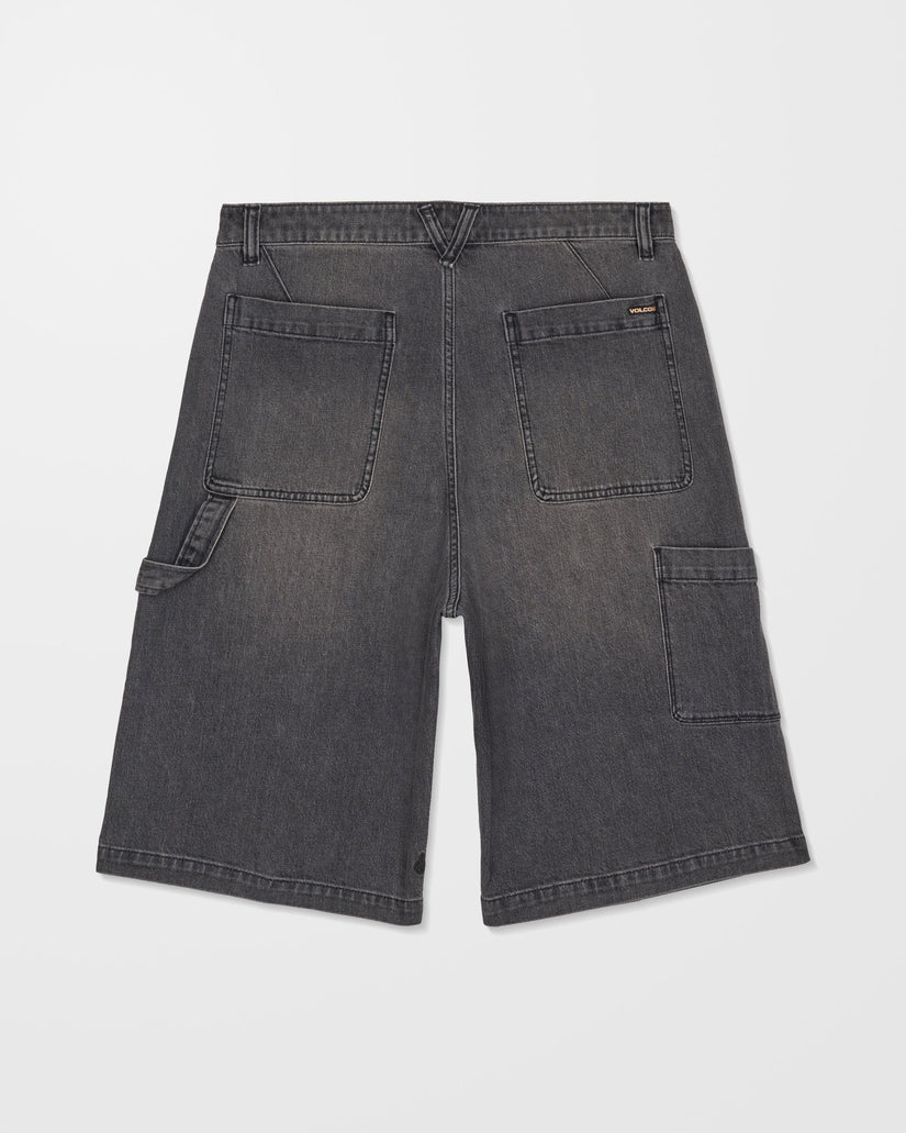 Kraftsman II 24" Denim-Shorts - Black Grey