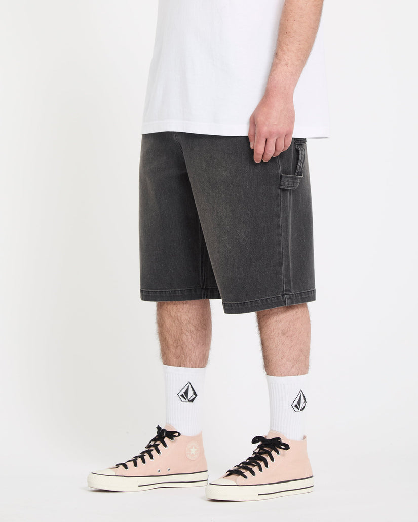 Kraftsman II 24" Denim-Shorts - Black Grey