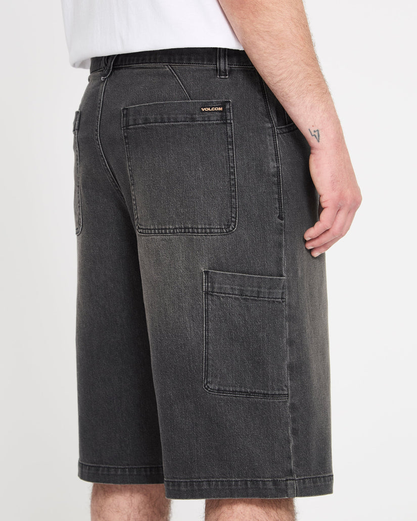 Kraftsman II 24" Denim-Shorts - Black Grey