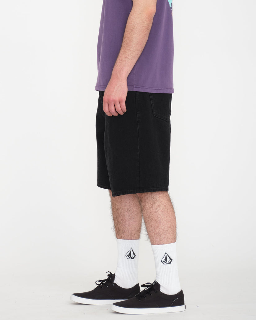 Billow 22" Jeansshorts - Black