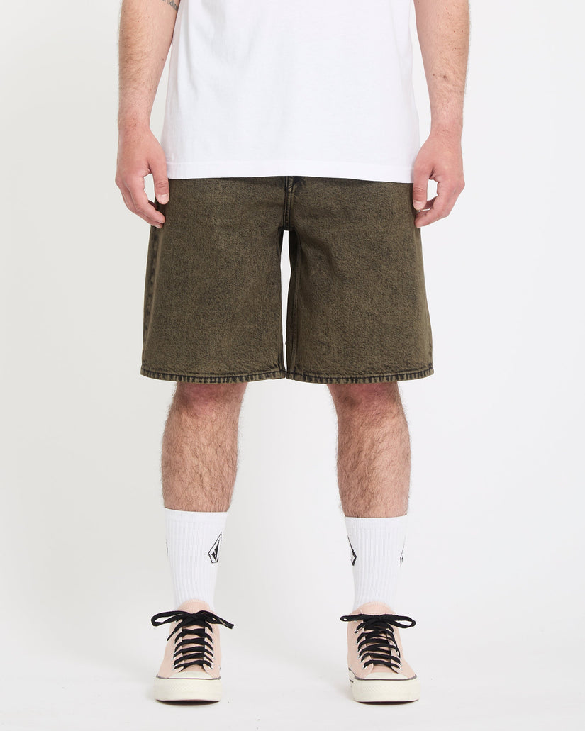 Billow 22" Jeansshorts - Sage Leaf