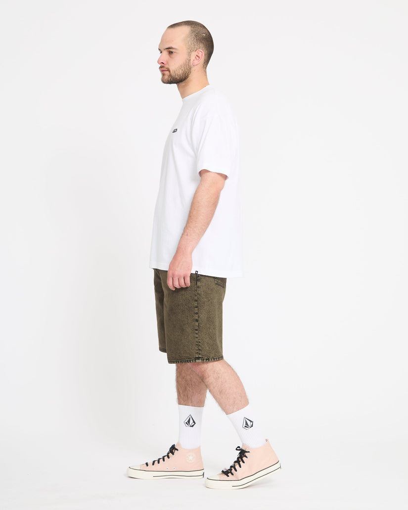 Billow 22" Jeansshorts - Sage Leaf