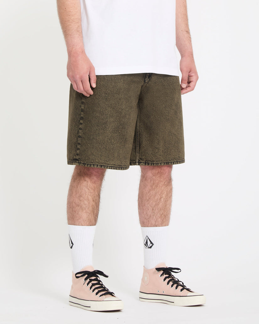 Billow 22" Jeansshorts - Sage Leaf