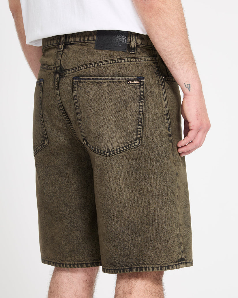 Billow 22" Jeansshorts - Sage Leaf