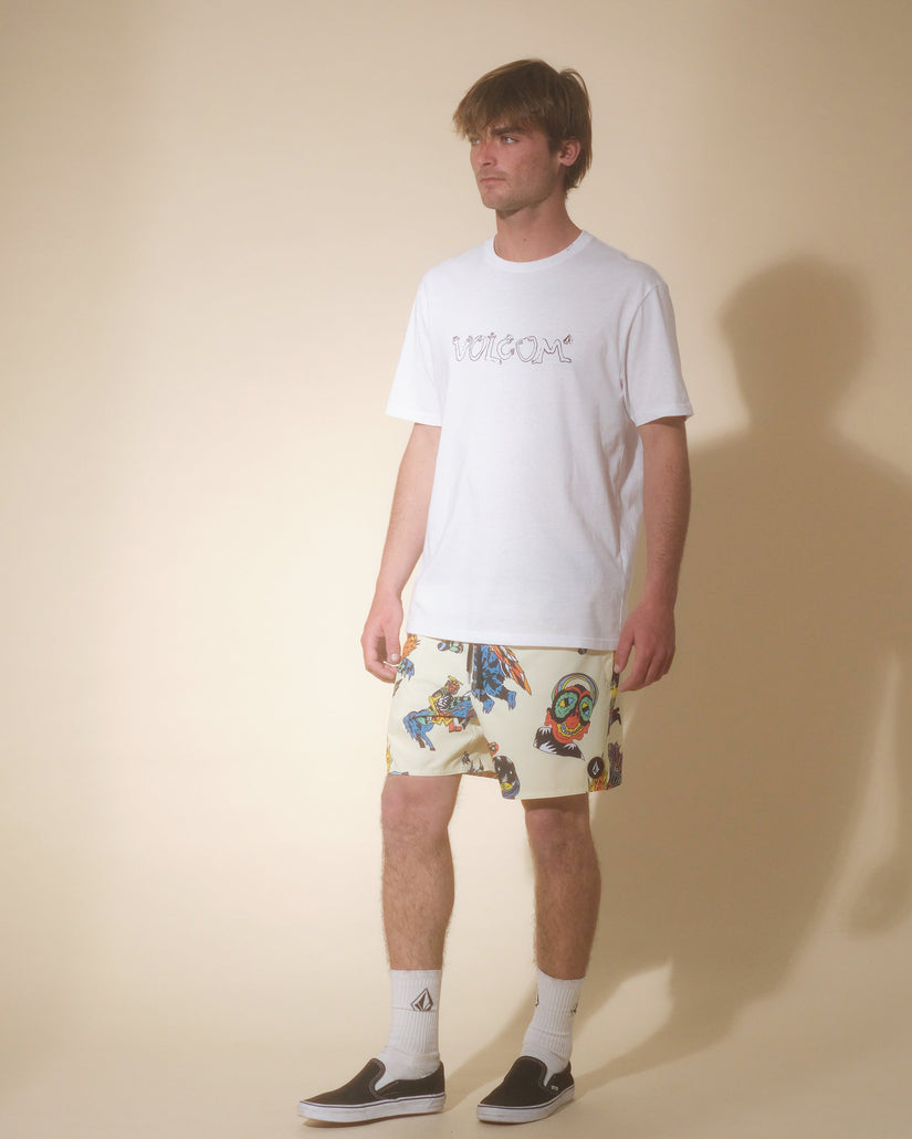 Bob Mollema Trunk 16" Boardshorts - LIGHT BEIGE