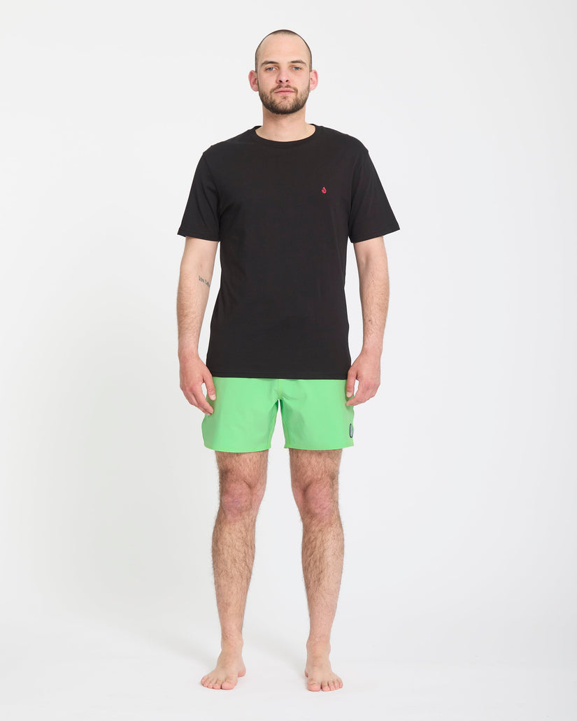 Lido Solid Trunk 16" Boardshorts - Island Green