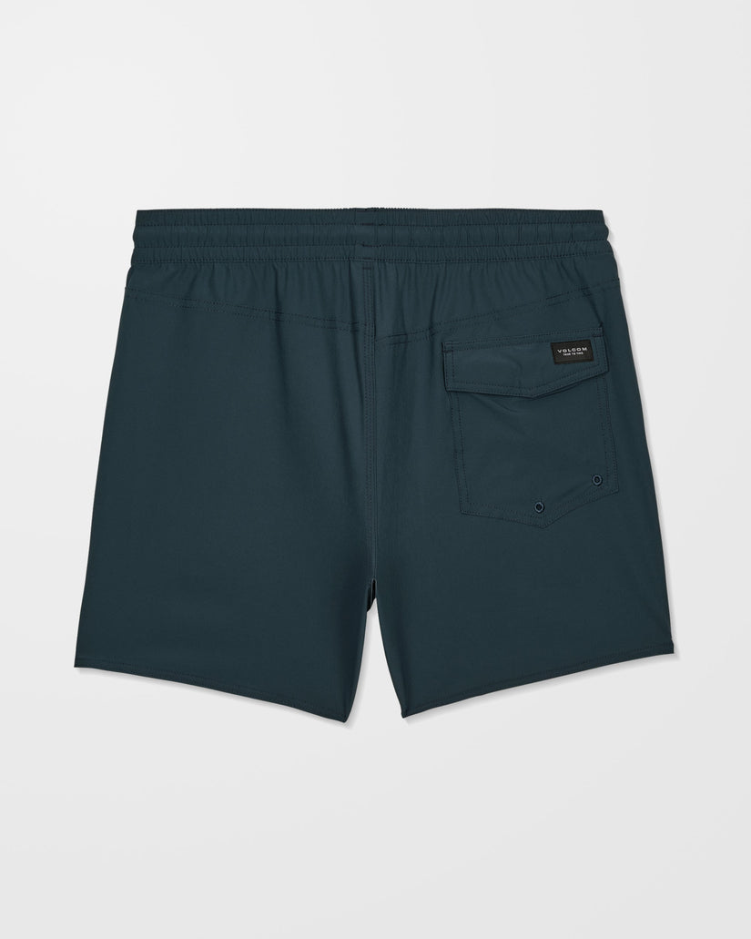 Lido Solid Trunk 16" Boardshorts - Midnight Blue