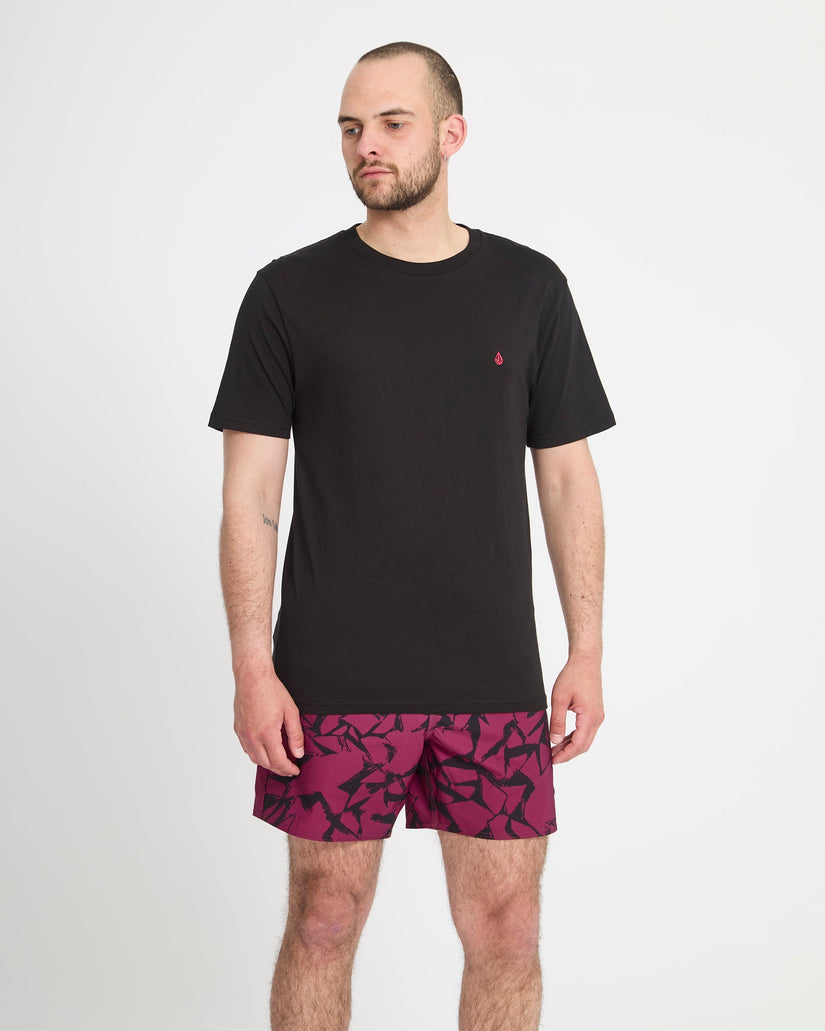 Lido Print Trunk 16" Boardshorts - Sangria