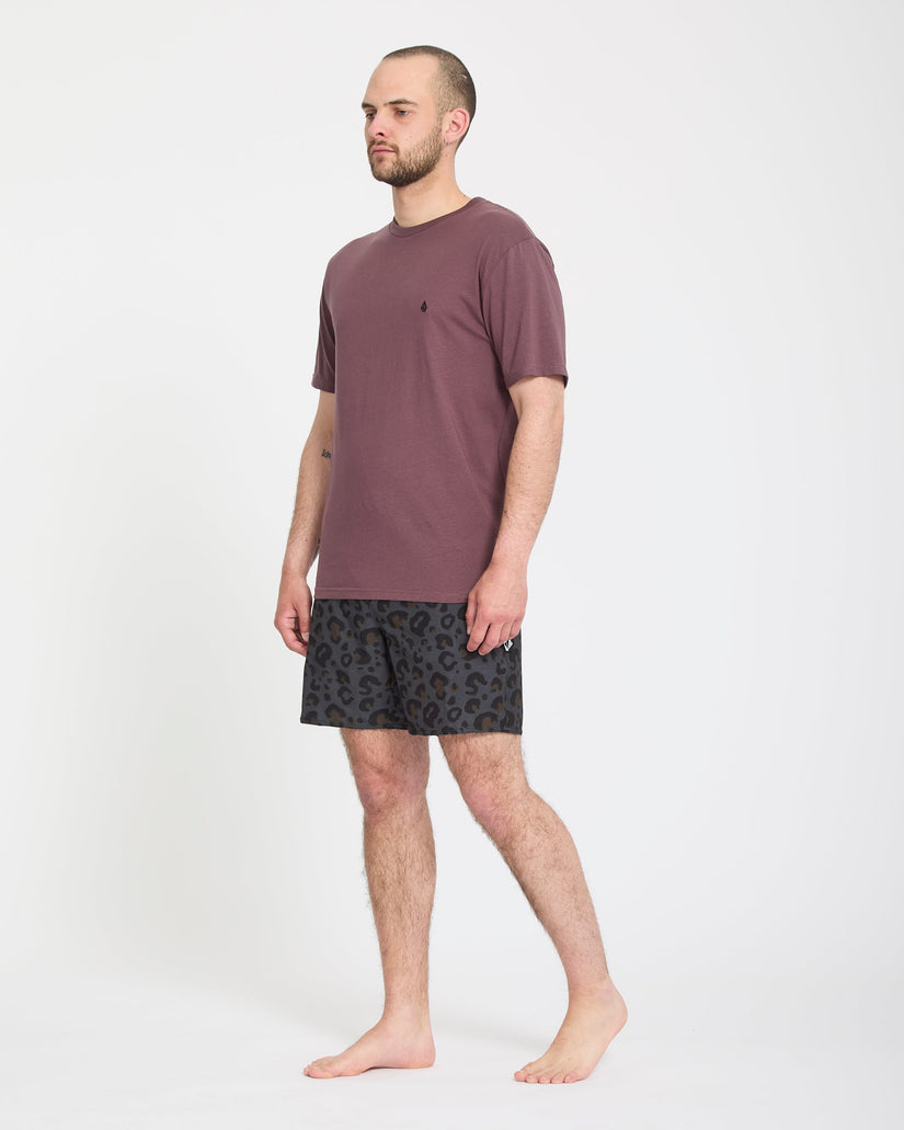 Melange Trunk 17" Boardshorts - Asphalt Black