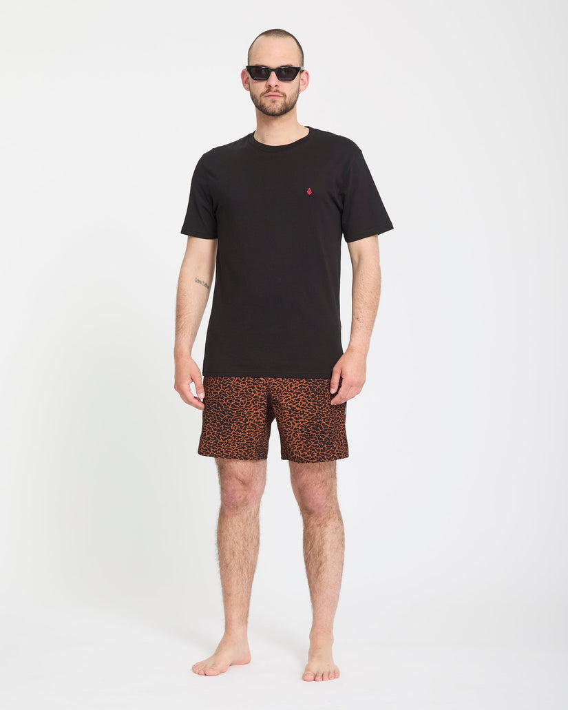 Melange Trunk 17" Boardshorts - Brown Horn