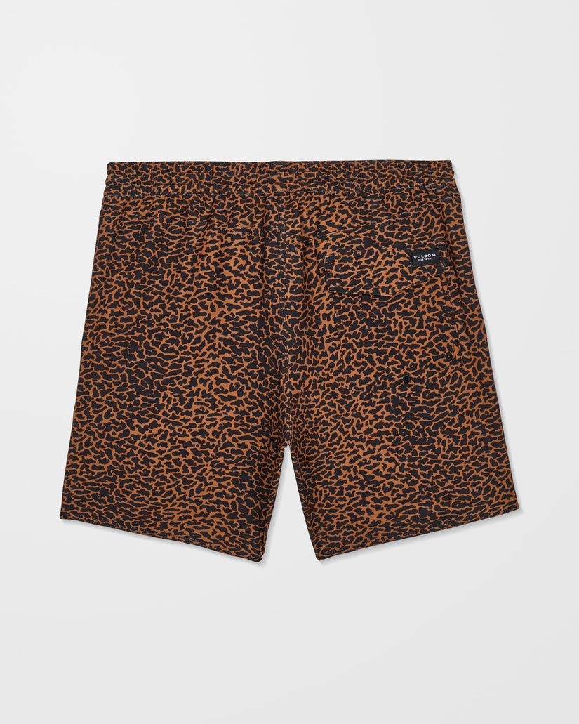 Melange Trunk 17" Boardshorts - Brown Horn
