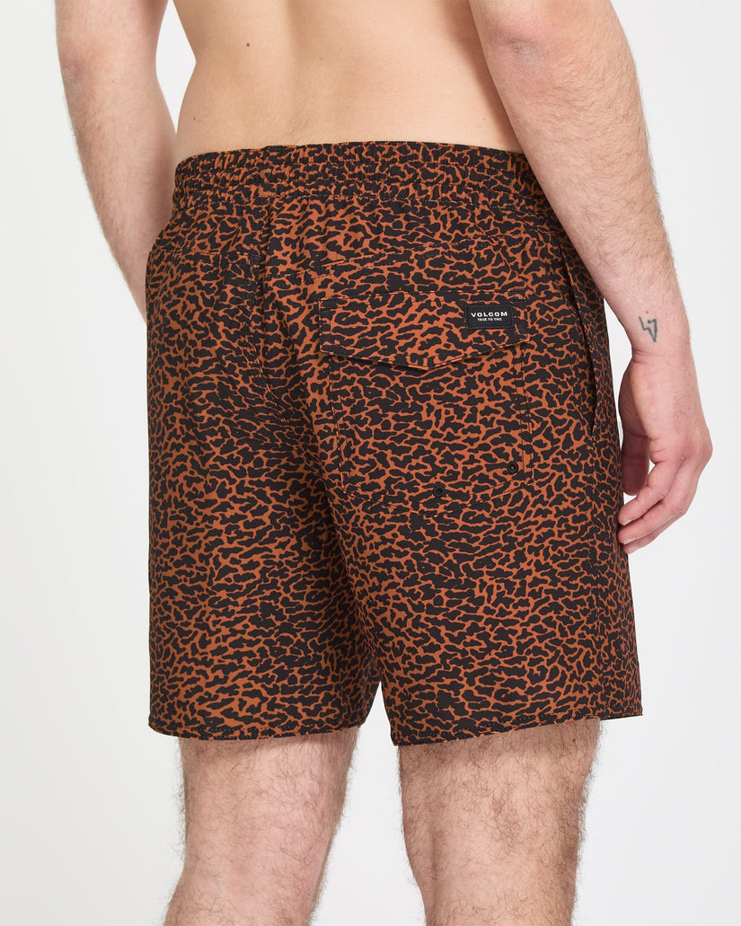 Melange Trunk 17" Boardshorts - Brown Horn