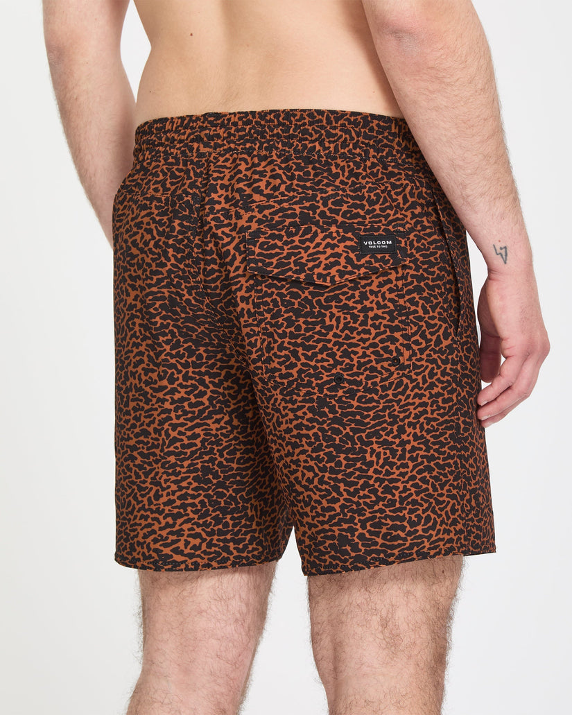 Melange Trunk 17" Boardshorts - Brown Horn