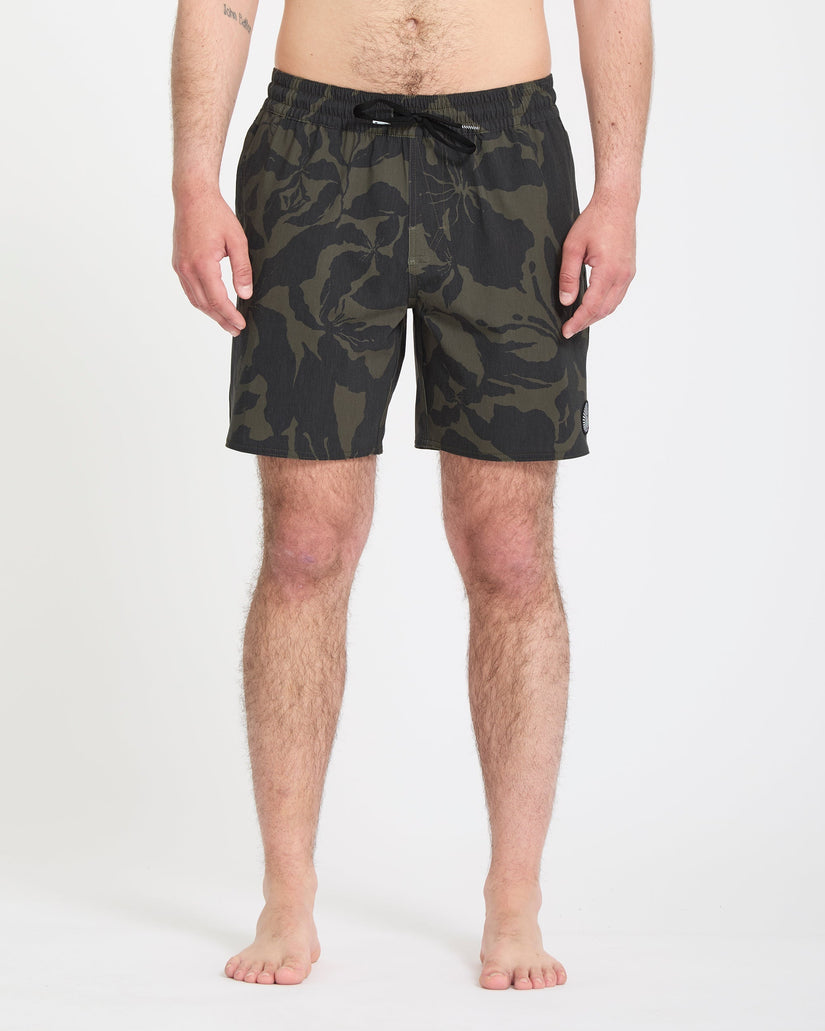 Psyche Cotton Trunk 17" Boardshorts - Ivy