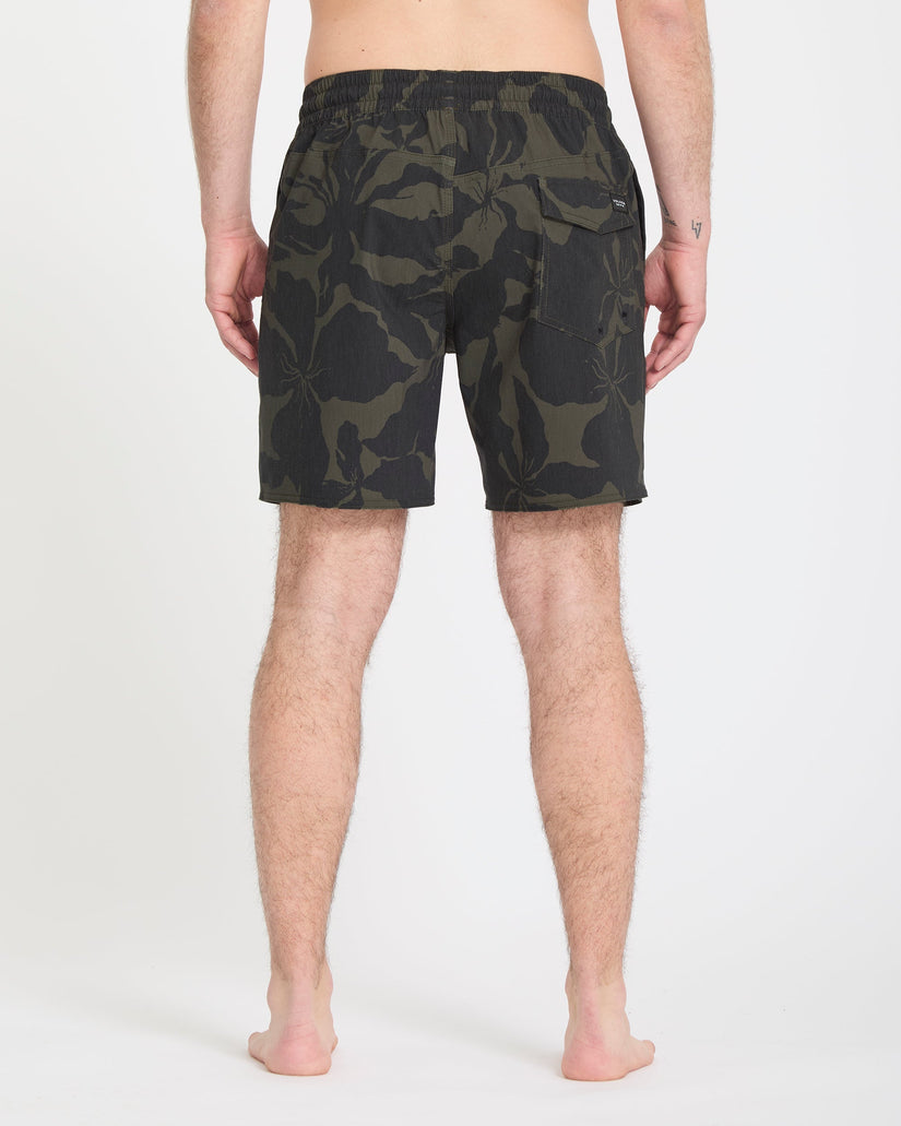 Psyche Cotton Trunk 17" Boardshorts - Ivy
