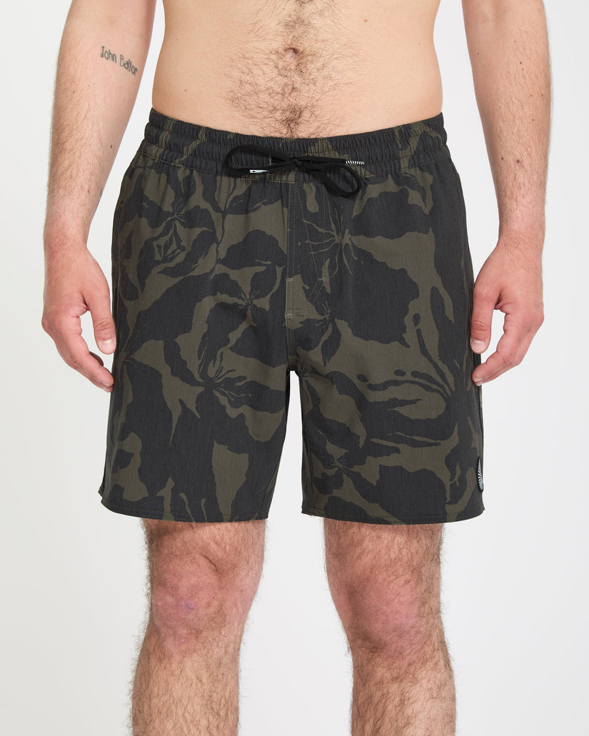 Psyche Cotton Trunk 17" Boardshorts - Ivy