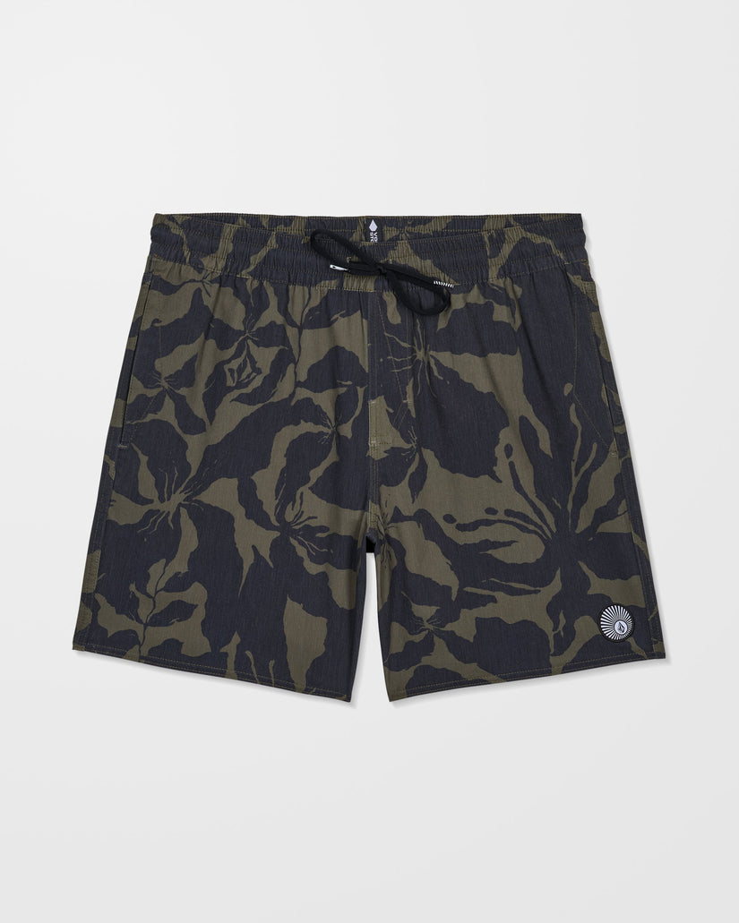 Psyche Cotton Trunk 17" Boardshorts - Ivy