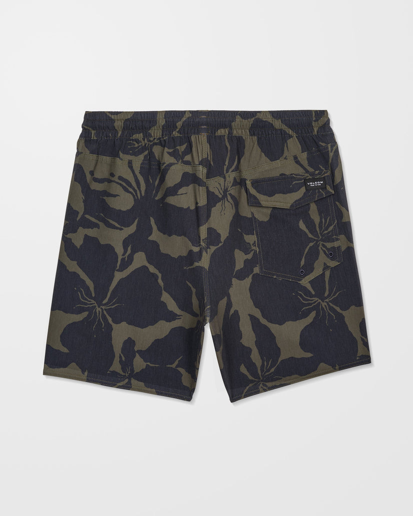 Psyche Cotton Trunk 17" Boardshorts - Ivy
