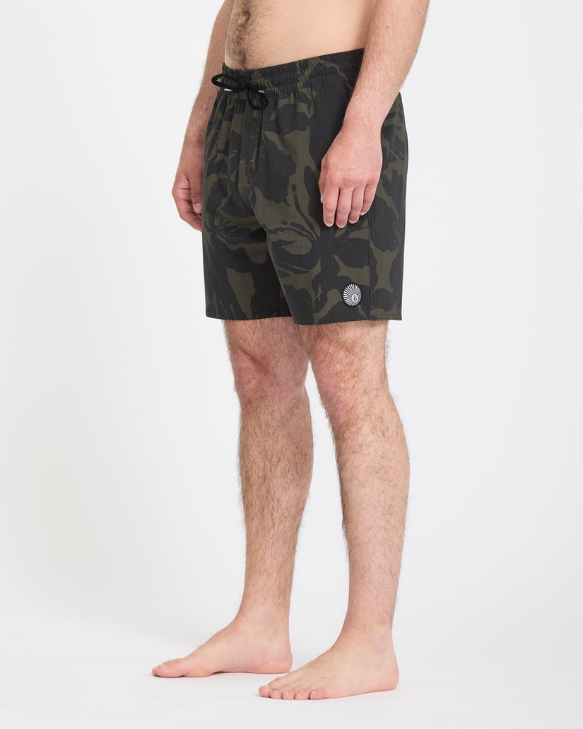Psyche Cotton Trunk 17" Boardshorts - Ivy