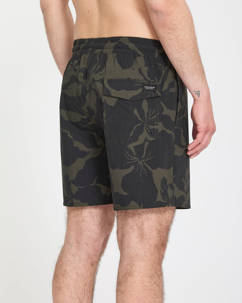 Psyche Cotton Trunk 17" Boardshorts - Ivy