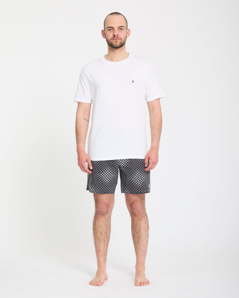 Psyche Cotton Trunk 17" Boardshorts - Matte Black