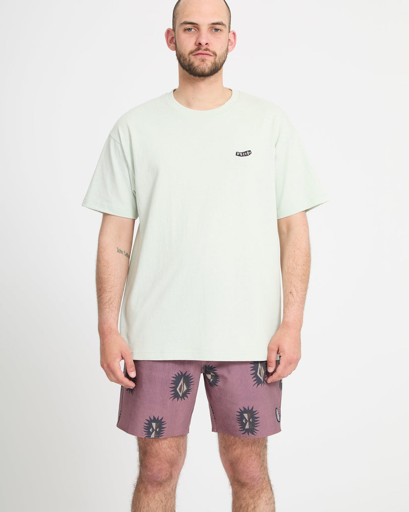 Psyche Cotton Trunk 17" Boardshorts - Stone Rose