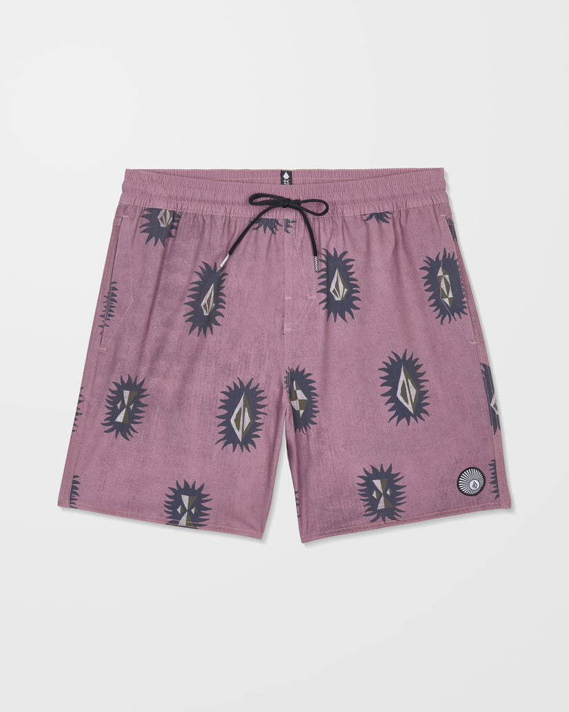 Psyche Cotton Trunk 17" Boardshorts - Stone Rose