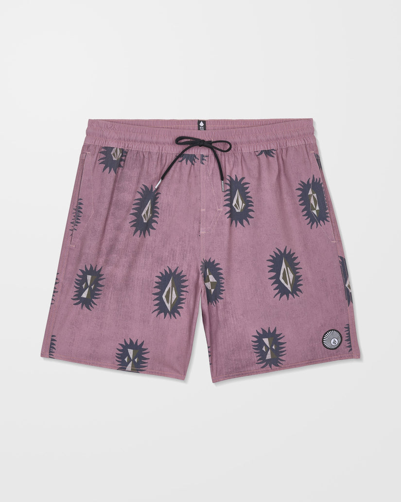 Psyche Cotton Trunk 17" Boardshorts - Stone Rose