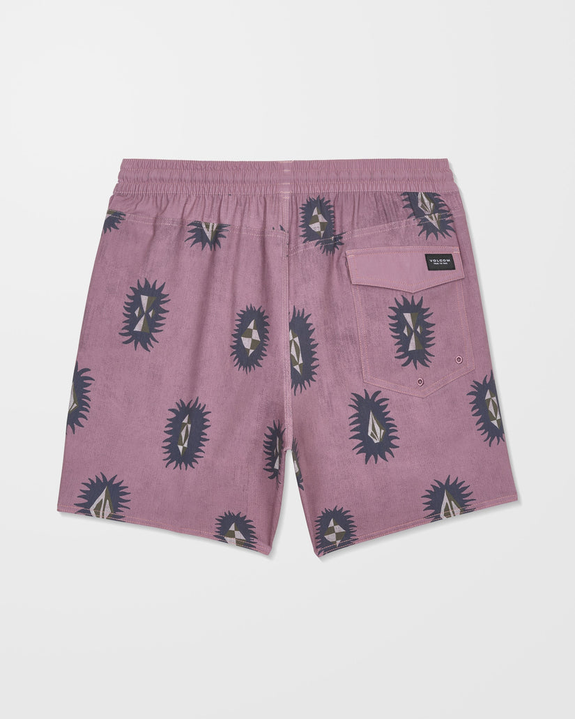 Psyche Cotton Trunk 17" Boardshorts - Stone Rose