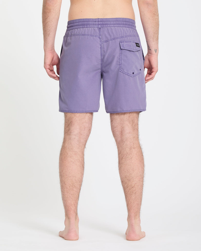 Center Trunk 17" Boardshorts - Violet