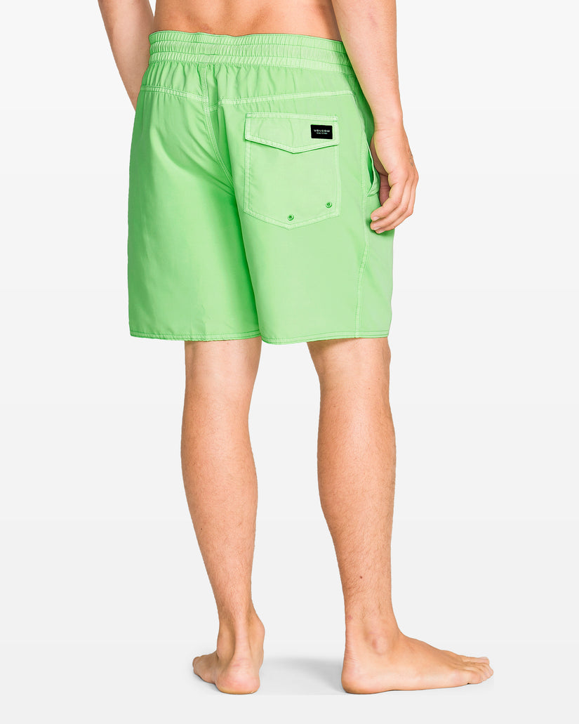 Center Trunk 17" Boardshorts - Island Green