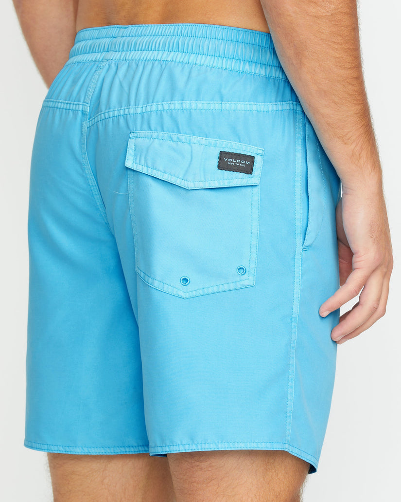 Center Trunk 17" Boardshorts - RESIN BLUE