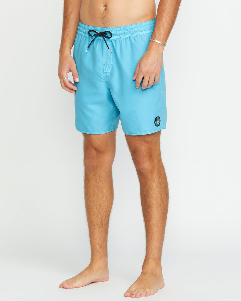 Center Trunk 17" Boardshorts - RESIN BLUE