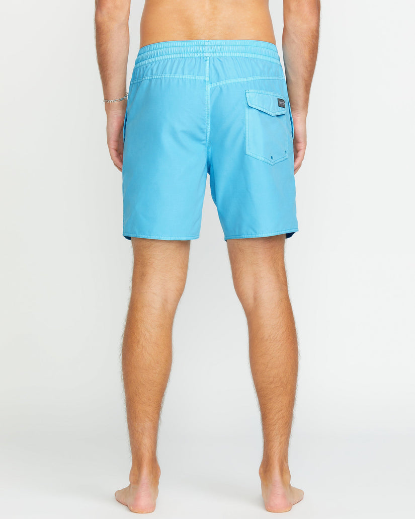 Center Trunk 17" Boardshorts - RESIN BLUE