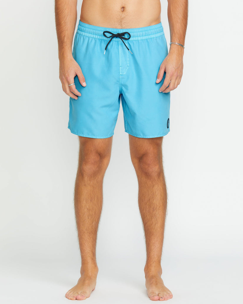 Center Trunk 17" Boardshorts - RESIN BLUE
