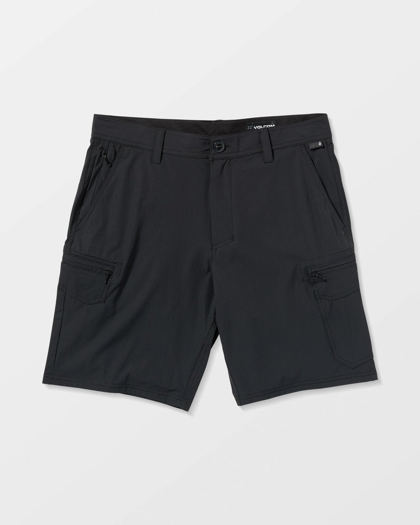 Cashed In Cargo 20" Hybrid-Shorts - Black