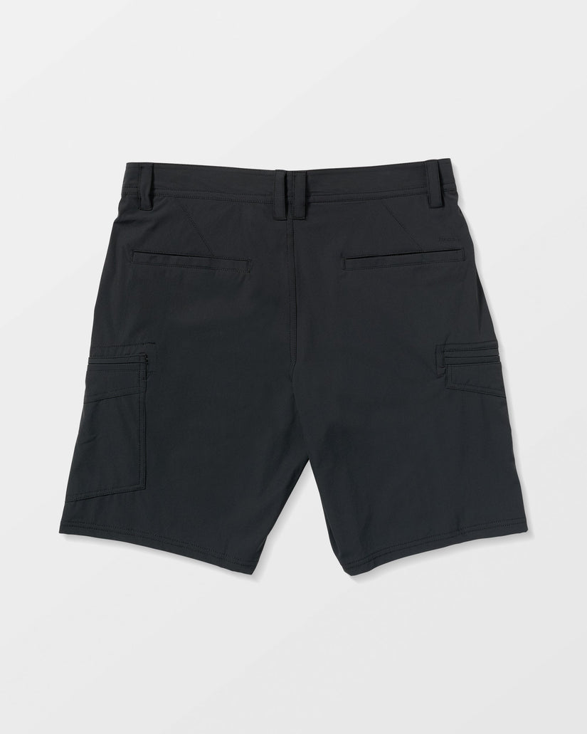 Cashed In Cargo 20" Hybrid-Shorts - Black