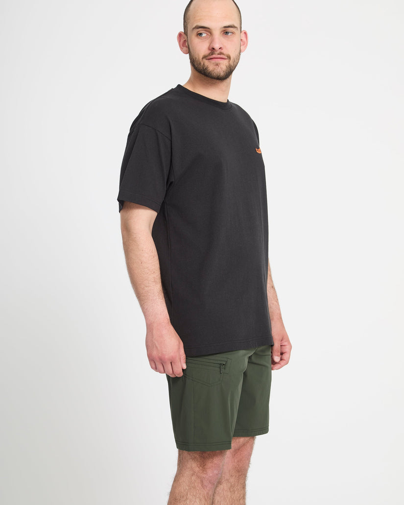 Cashed In Cargo 20" Hybrid-Shorts - Squadron Green