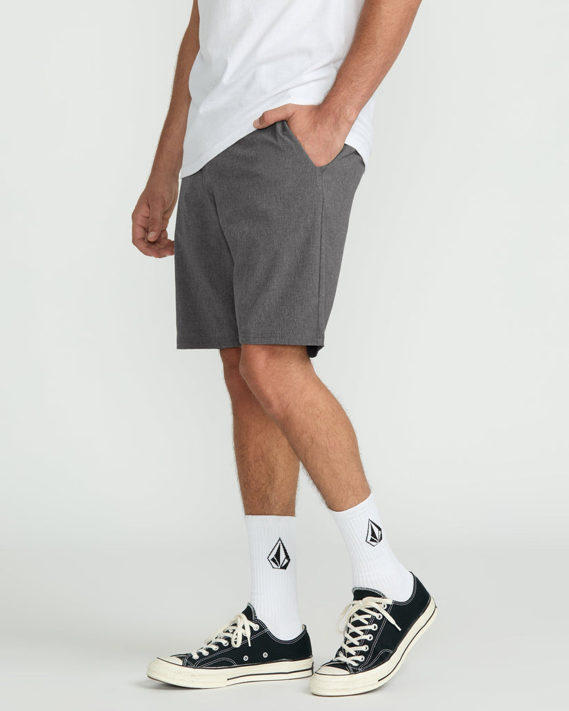 Frickin Cross Shred Static 20" Hybrid-Shorts - Charcoal Heather