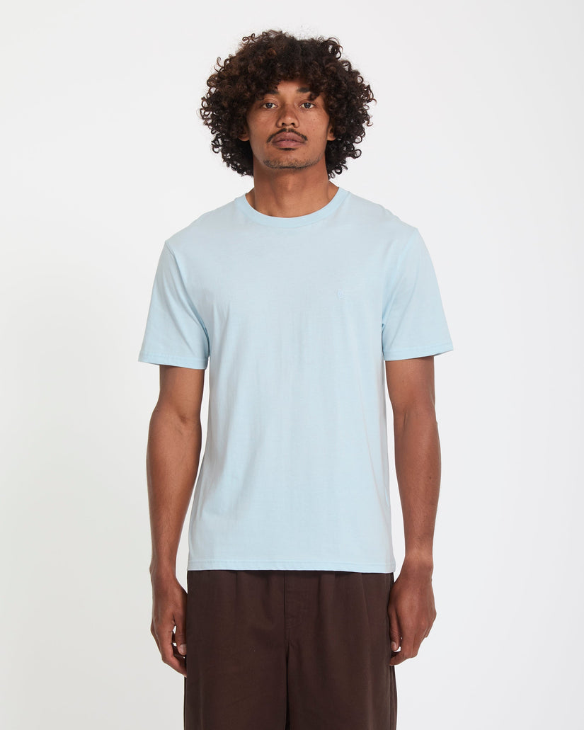 Stone Blanks T-Shirt - Light Blue Acid