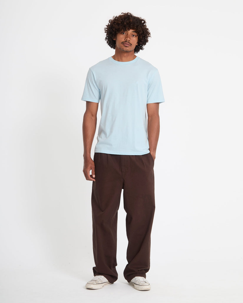 Stone Blanks T-Shirt - Light Blue Acid