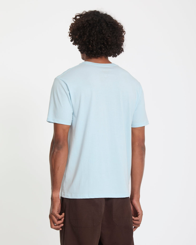 Stone Blanks T-Shirt - Light Blue Acid
