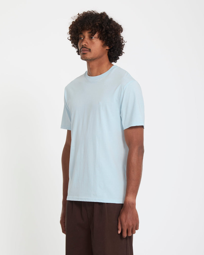 Stone Blanks T-Shirt - Light Blue Acid