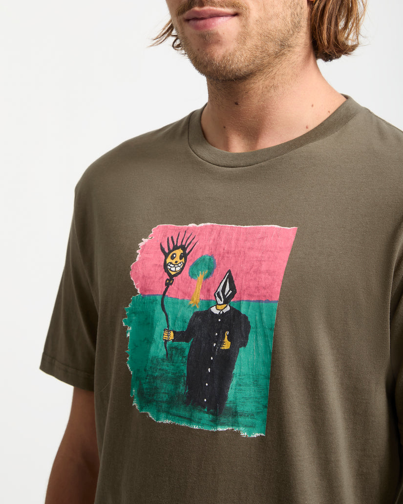 Issam T-Shirt - Sage Leaf