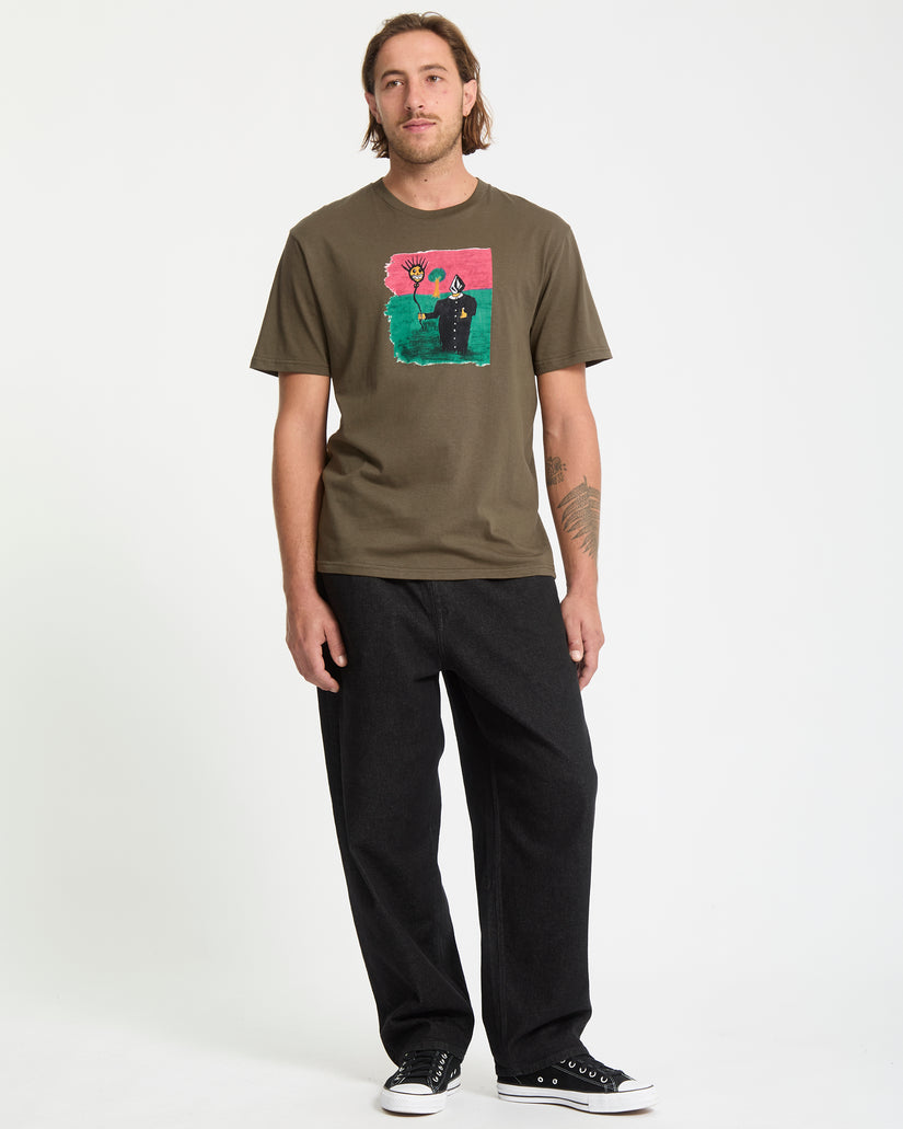 Issam T-Shirt - Sage Leaf