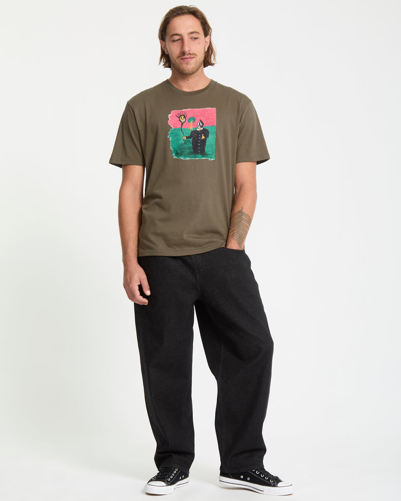 Issam T-Shirt - Sage Leaf