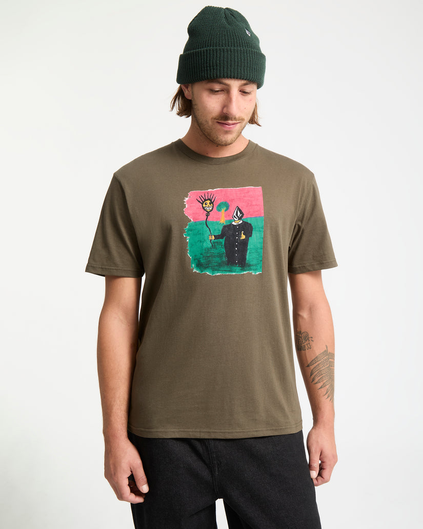Issam T-Shirt - Sage Leaf