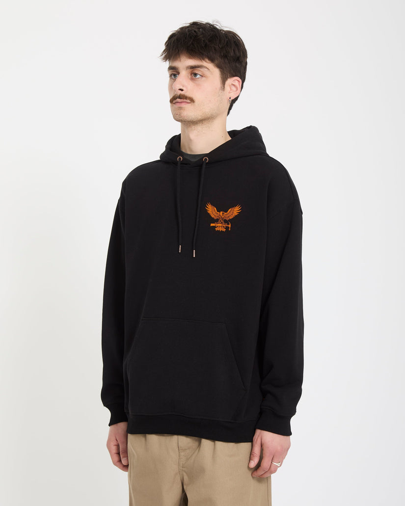 Hammered Hoodie - Black