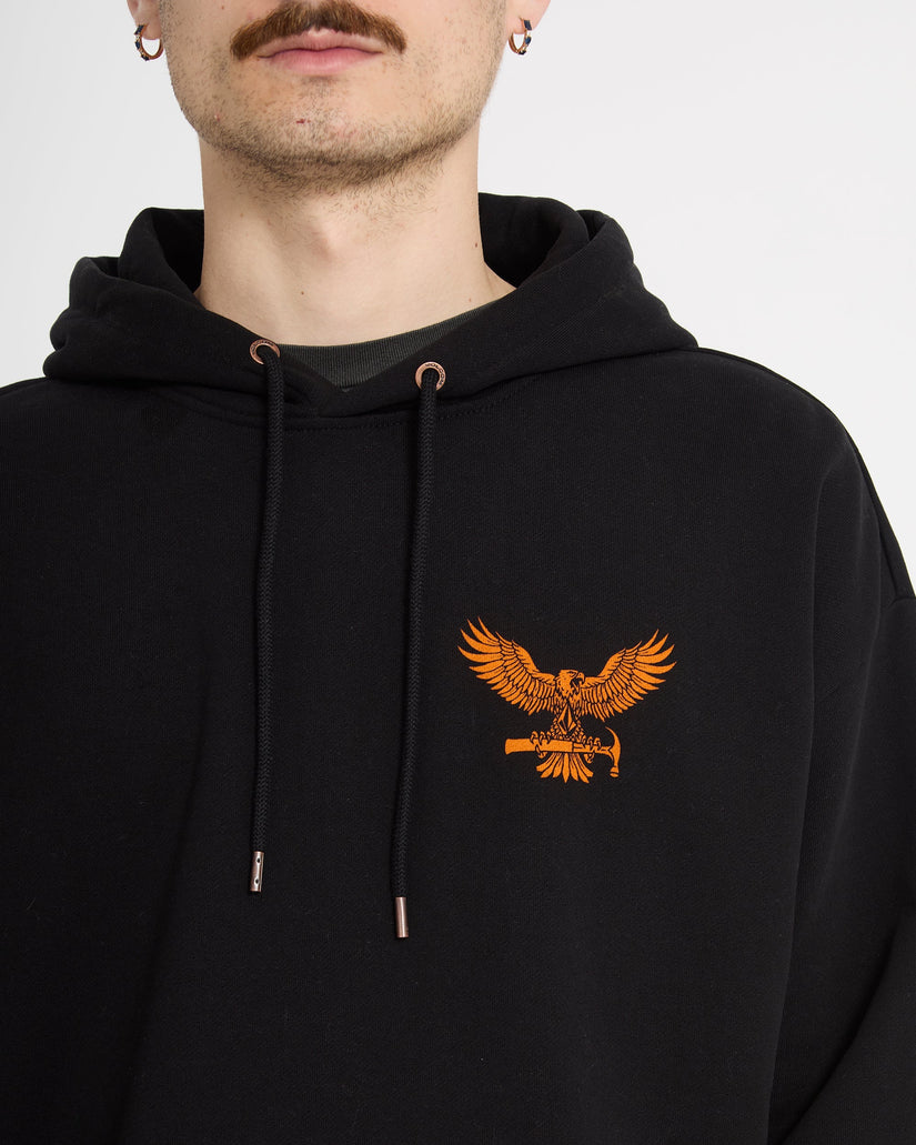 Hammered Hoodie - Black