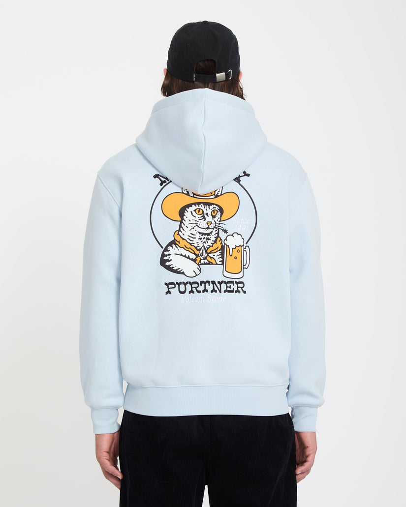 Noder Hoodie - Light Blue Acid